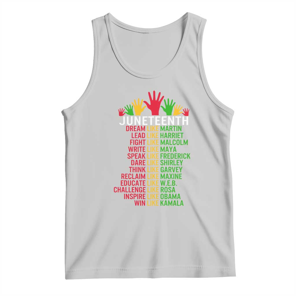 Juneteenth 1865 Tank Top Dream Like Leaders