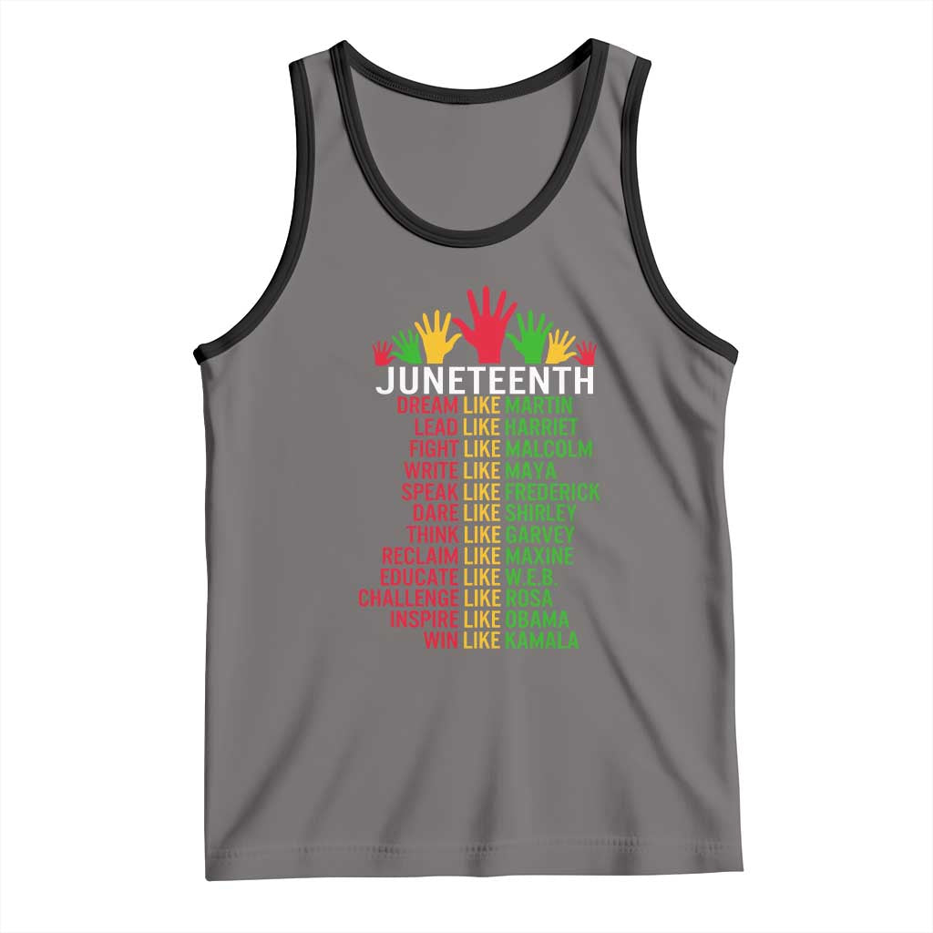 Juneteenth 1865 Tank Top Dream Like Leaders