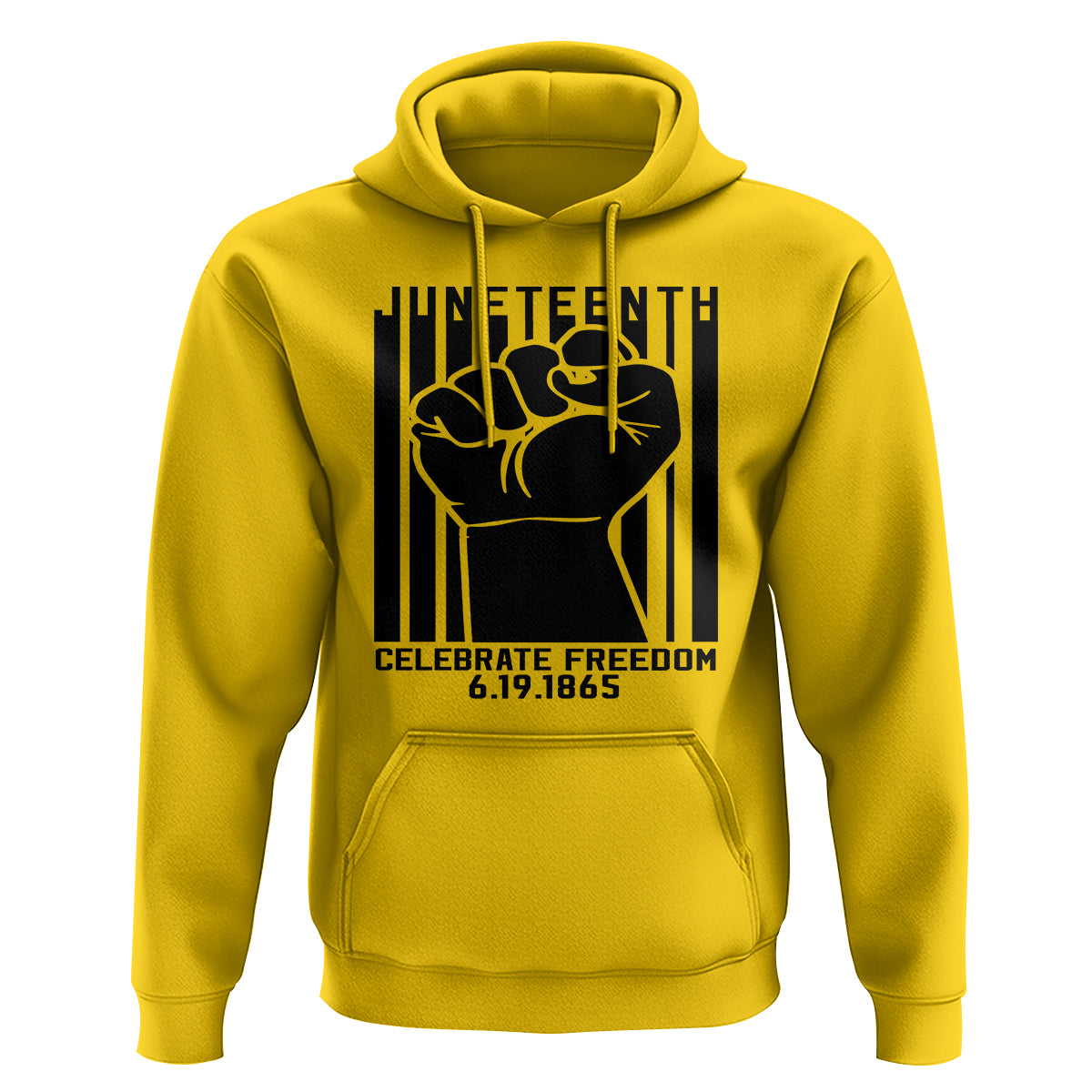 Happy Juneteenth Independence Hoodie - Wonder Print Shop