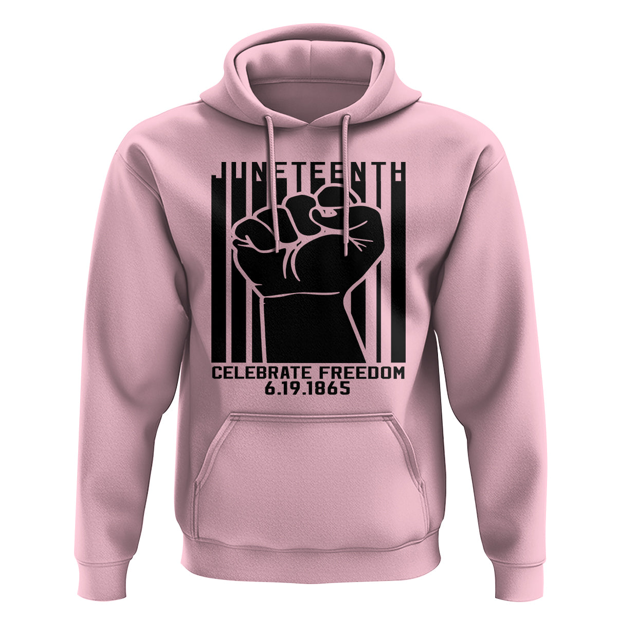 Happy Juneteenth Independence Hoodie - Wonder Print Shop