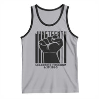 Juneteenth 1865 Independence Tank Top Celebrate Freedom Raised Fist