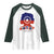 Juneteenth Flag Raglan Shirt Celebrating Black Freedom Day 1865