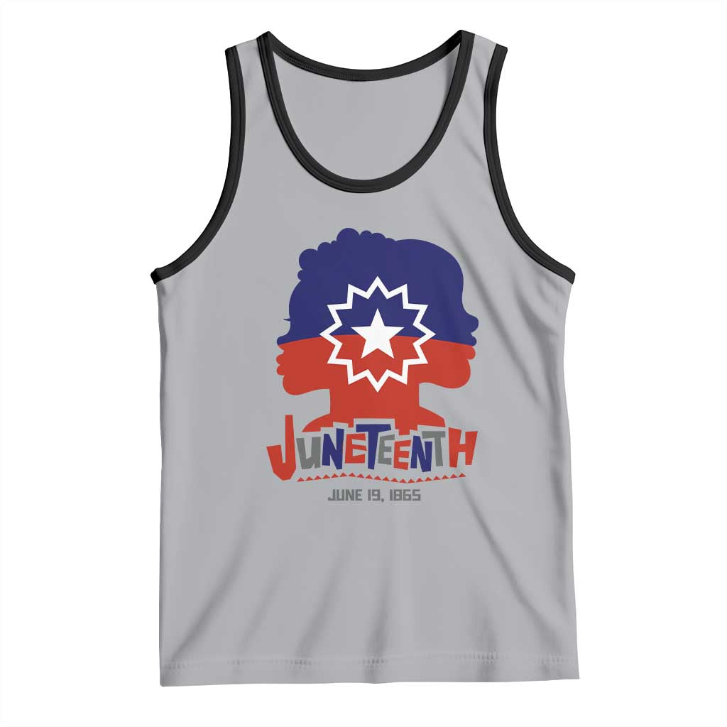 Juneteenth Flag Tank Top Celebrating Black Freedom Day 1865