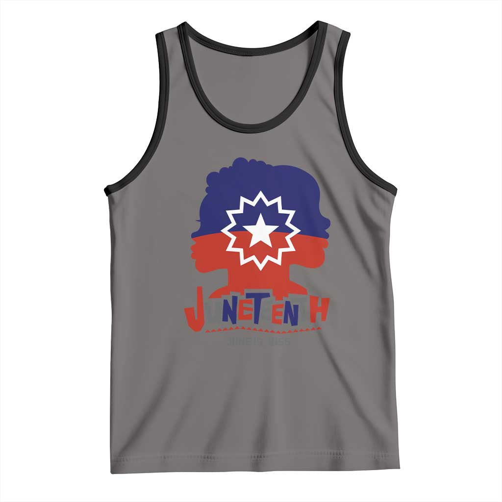 Juneteenth Flag Tank Top Celebrating Black Freedom Day 1865