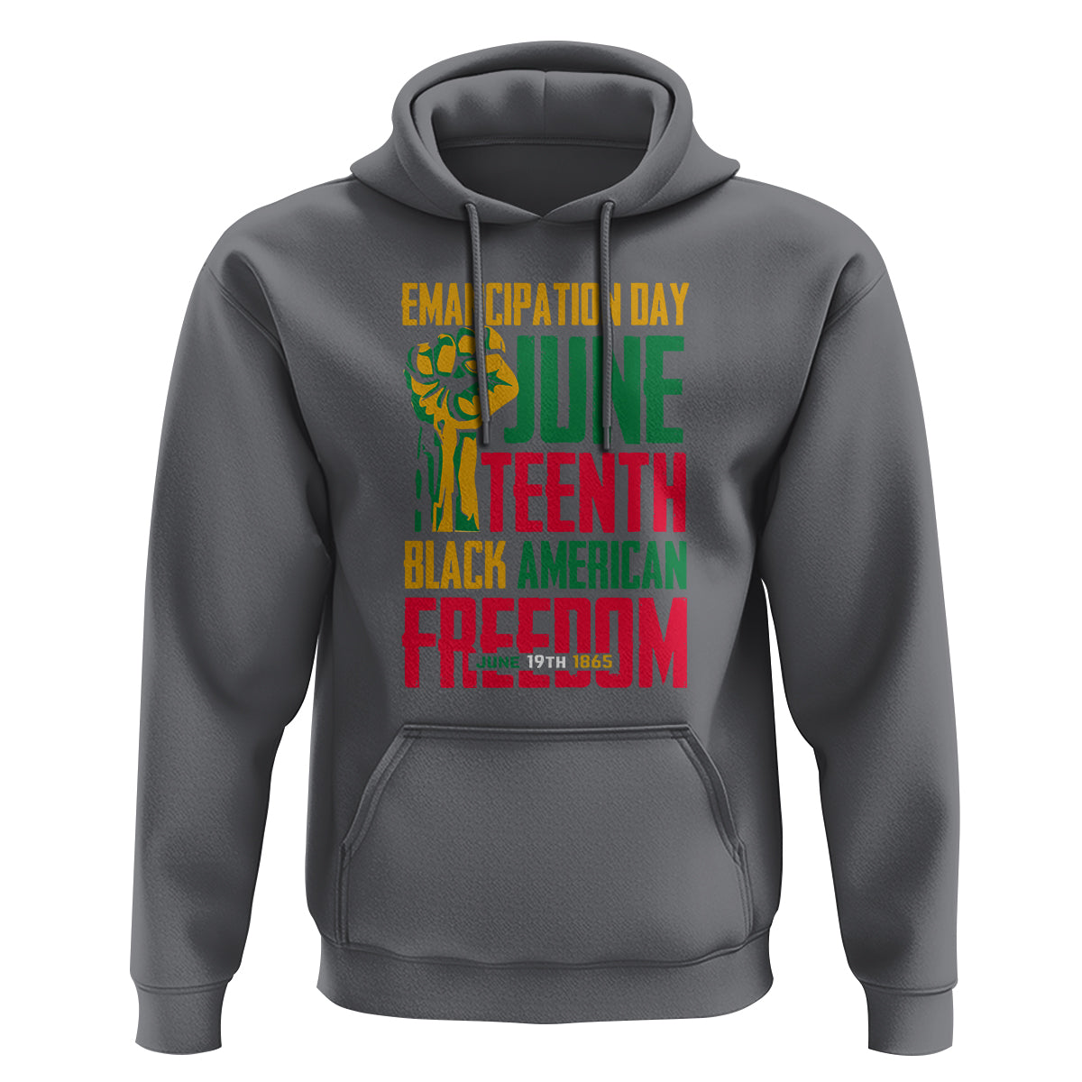 Emancipation Day Hoodie Juneteenth Black American Freedom - Wonder Print Shop