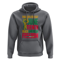 Emancipation Day Hoodie Juneteenth Black American Freedom - Wonder Print Shop