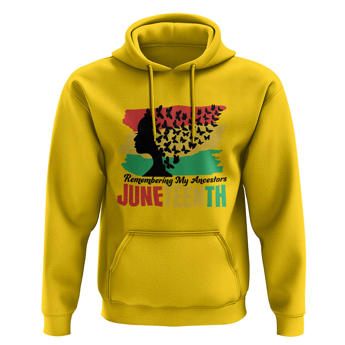 Juneteenth Hoodie Remembering My Ancestors - Wonder Print Shop