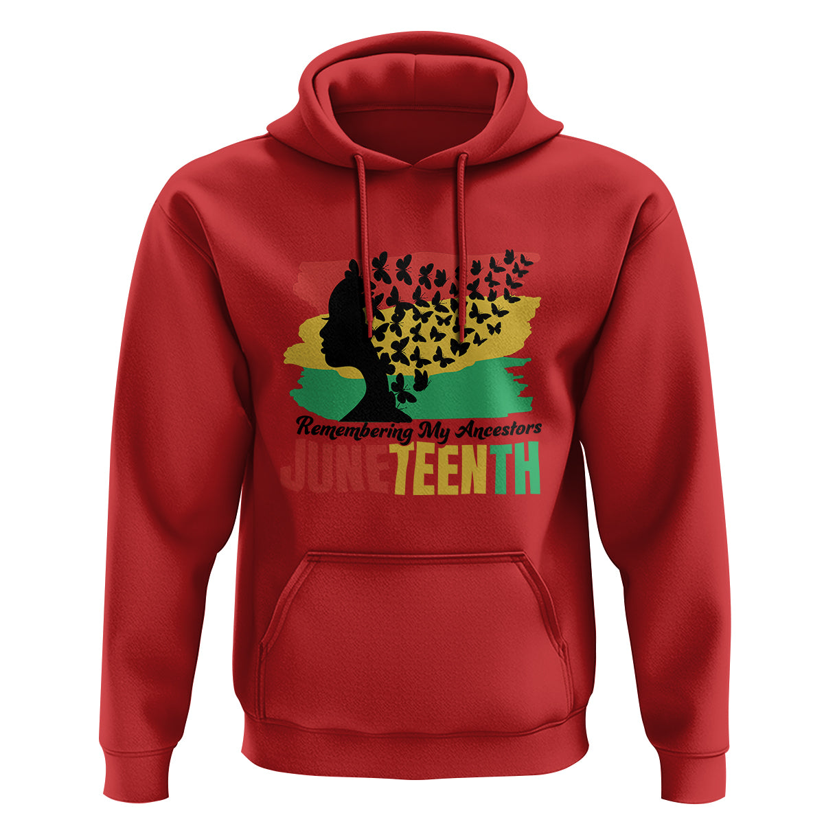 Juneteenth Hoodie Remembering My Ancestors - Wonder Print Shop