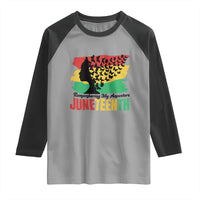 Juneteenth 1865 Raglan Shirt Remembering My Ancestors