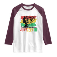 Juneteenth 1865 Raglan Shirt Remembering My Ancestors