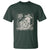 Funny Surprised Cat with UFOs Peace Sign Alien UFO Invasion T Shirt - Wonder Print Shop