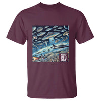 World UFO Day July 2nd They're Here T Shirt - Wonder Print Shop