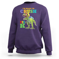Dinosaur Pre-K Sweatshirt I'm Ready To Crush Pre-K, 1st Day of School Boy - Wonder Print Shop