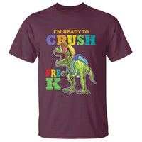 Dinosaur Pre-K T Shirt I'm Ready To Crush Pre-K, 1st Day of School Boy - Wonder Print Shop