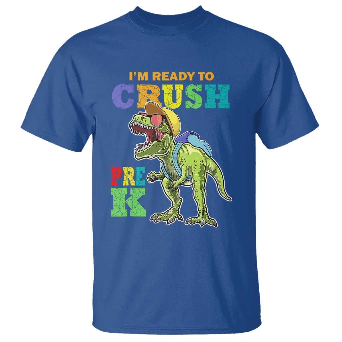 Dinosaur Pre-K T Shirt I'm Ready To Crush Pre-K, 1st Day of School Boy - Wonder Print Shop