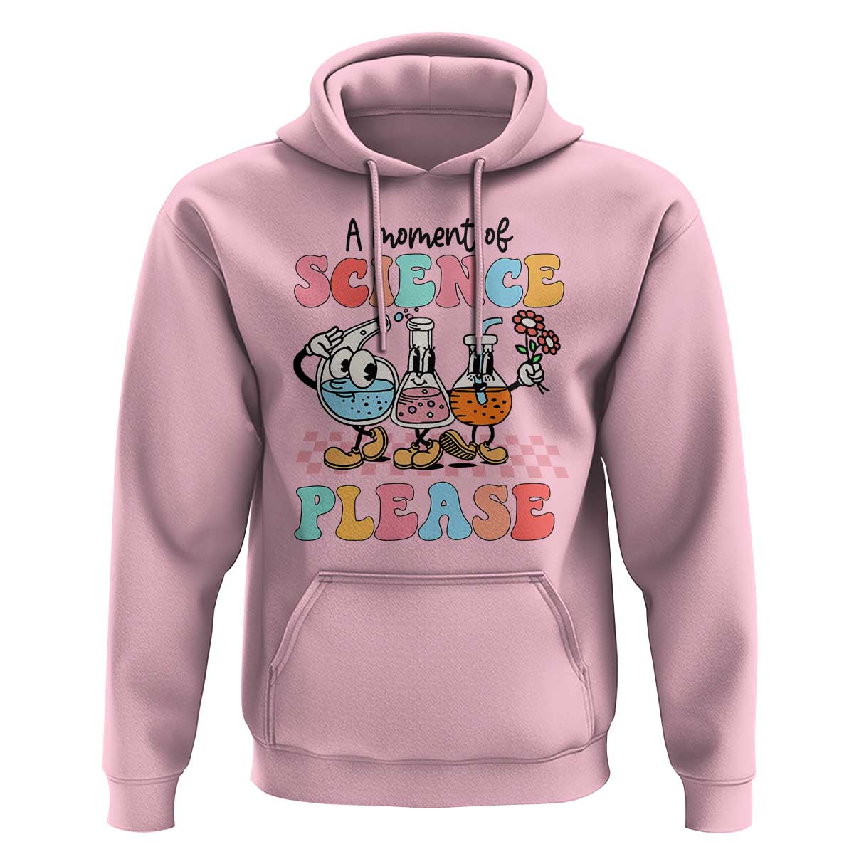 Retro Teacher Hoodie 100 Days of School, A Moment of Science Please - Wonder Print Shop