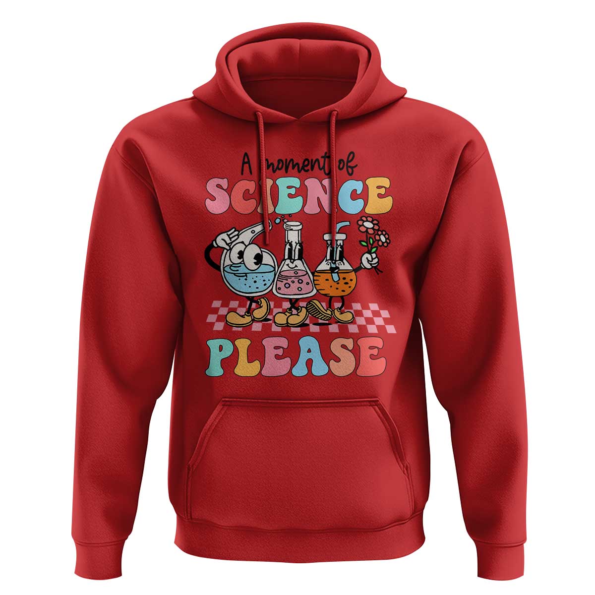 Retro Teacher Hoodie 100 Days of School, A Moment of Science Please - Wonder Print Shop