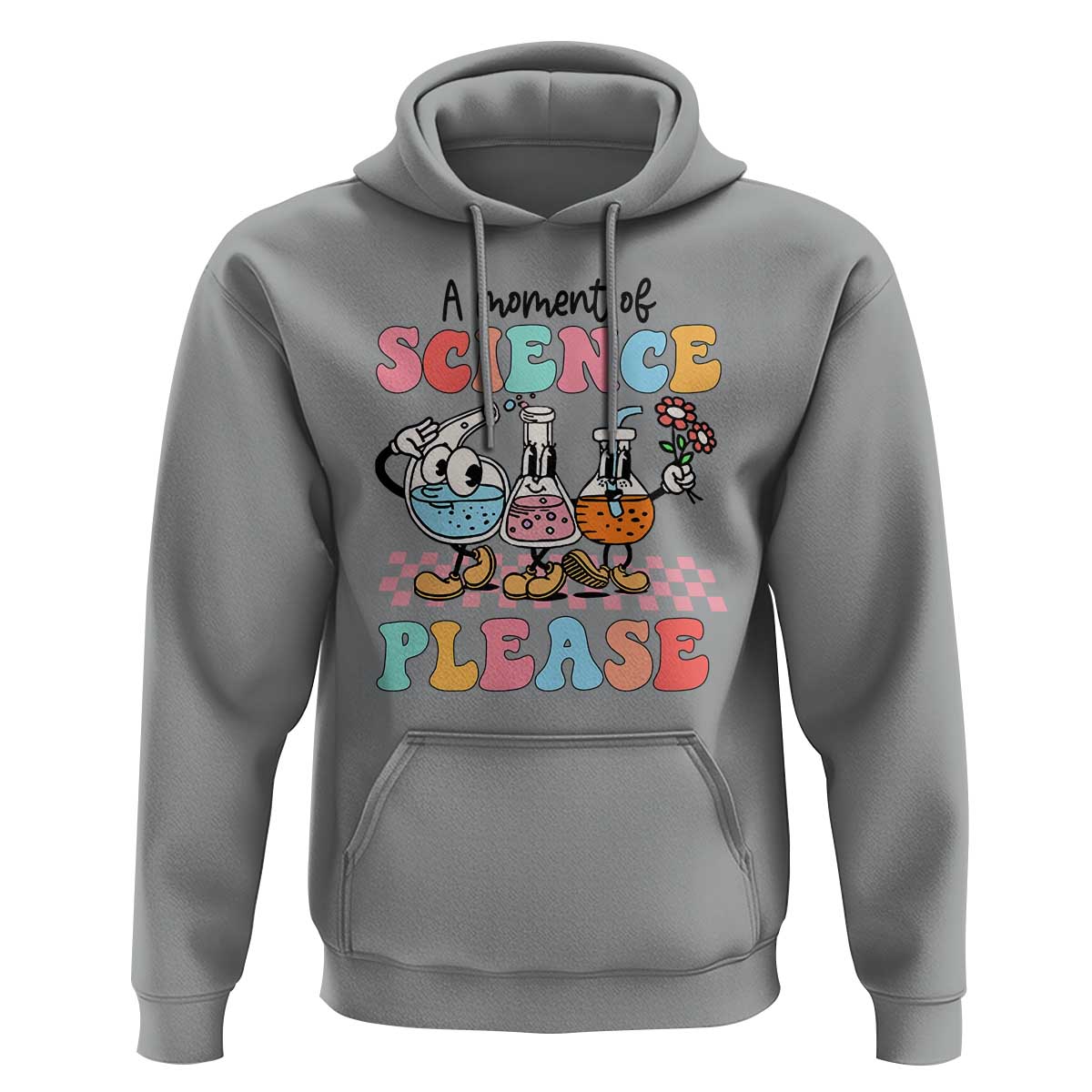 Retro Teacher Hoodie 100 Days of School, A Moment of Science Please - Wonder Print Shop