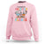 Retro Teacher Sweatshirt 100 Days of School, A Moment of Science Please - Wonder Print Shop