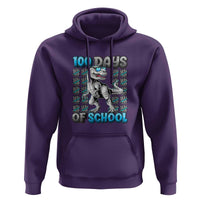 100 Days of School T-Rex Hoodie 100 Days Smarter Celebration - Wonder Print Shop