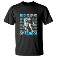 100 Days of School T-Rex T Shirt 100 Days Smarter Celebration - Wonder Print Shop