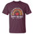 Rainbow 100 Days of School T Shirt Womens Happy 100th Day for Teacher - Wonder Print Shop