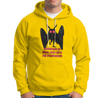 Mothman Is Real And He's My Boyfriend Hoodie - Wonder Print Shop