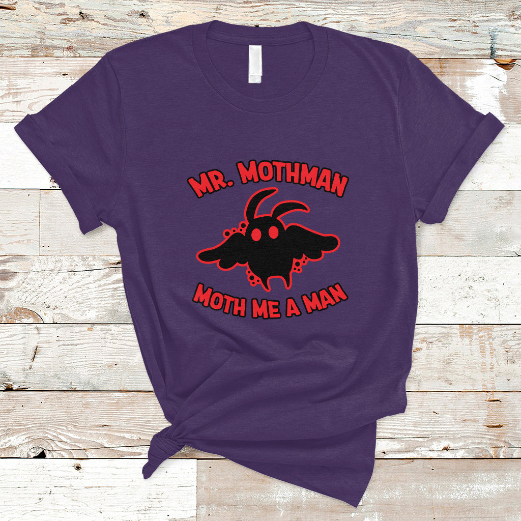 Mothman Cryptid Cryptozoology T Shirt Mr Mothman Moth Me a Man - Wonder Print Shop