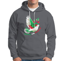 Women Life Freedom Farsi Support Iran Pigeon Hoodie - Wonder Print Shop