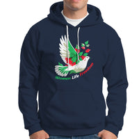 Women Life Freedom Farsi Support Iran Pigeon Hoodie - Wonder Print Shop