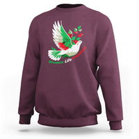 Women Life Freedom Farsi Support Iran Pigeon Sweatshirt - Wonder Print Shop
