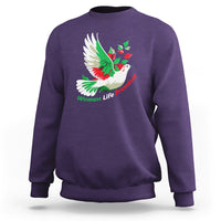 Women Life Freedom Farsi Support Iran Pigeon Sweatshirt - Wonder Print Shop
