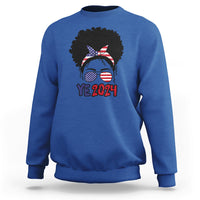 YE For President 2024 YE2024 Sweatshirt Messy Bun - Wonder Print Shop