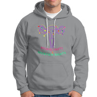 Retro Holiday Lights And Abortion Rights Hoodie Pro Choice Feminist - Wonder Print Shop