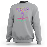 Retro Holiday Lights And Abortion Rights Sweatshirt Pro Choice Feminist - Wonder Print Shop