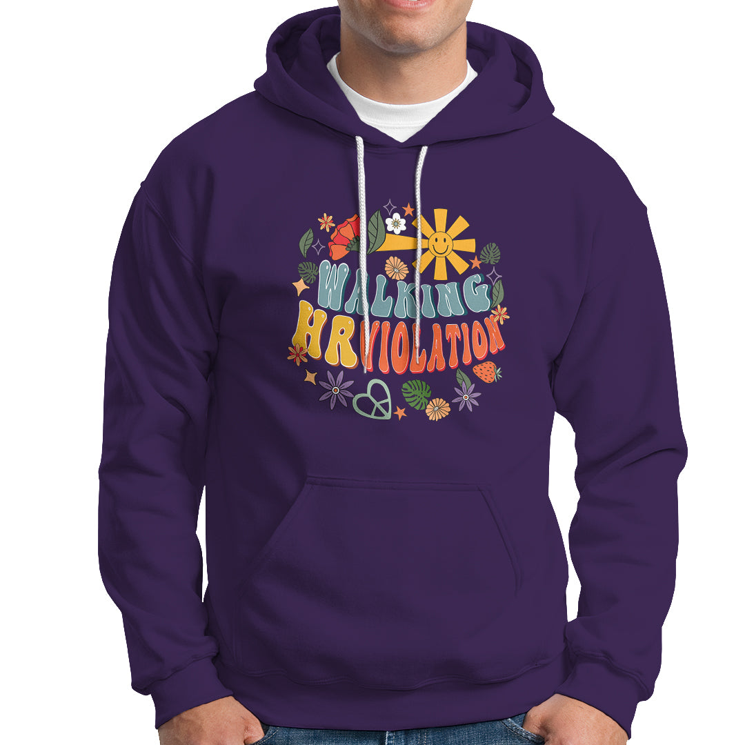 Walking HR Violation HR Human Resources Nightmare Hoodie - Wonder Print Shop