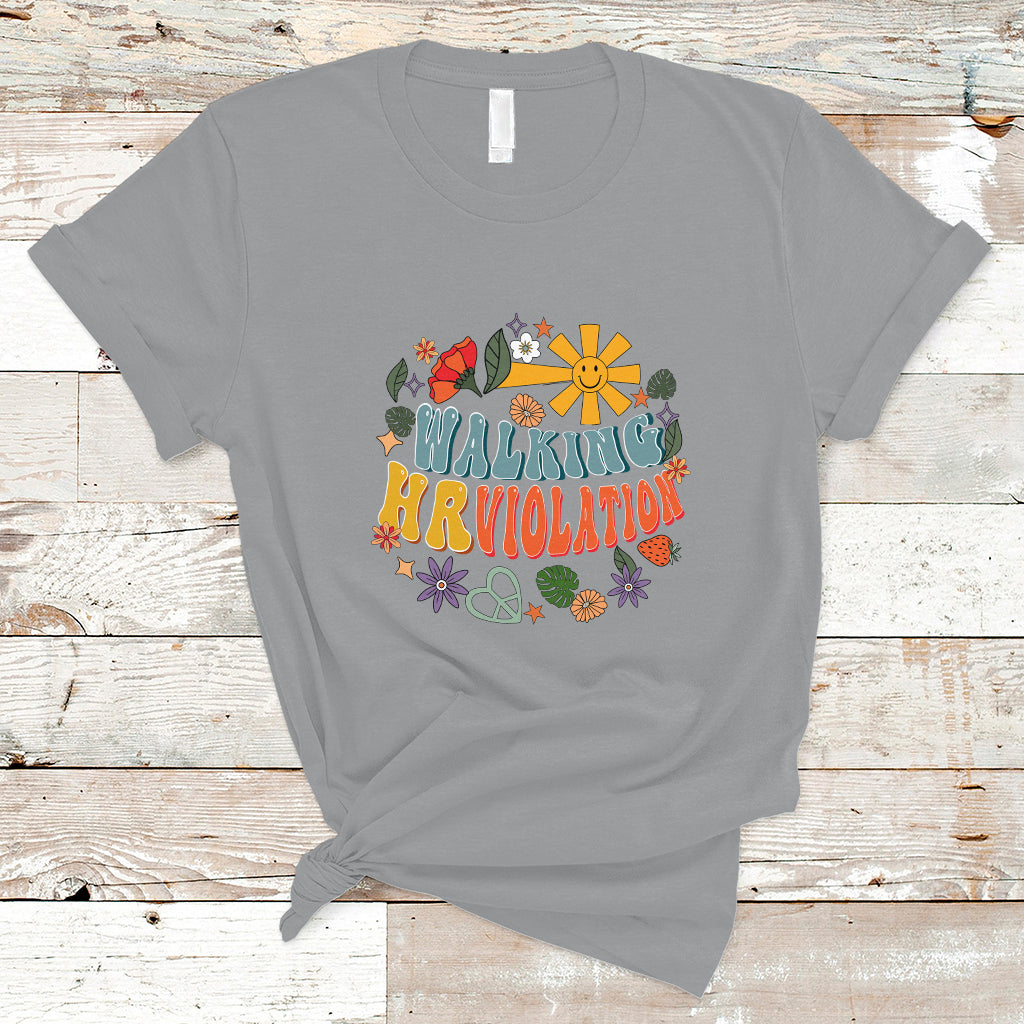 Walking HR Violation HR Human Resources Nightmare T Shirt - Wonder Print Shop