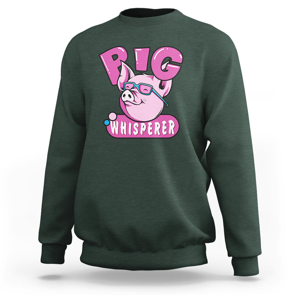 Pig Whisperer Shirt Gift For Pig Lover Sweatshirt - Wonder Print Shop