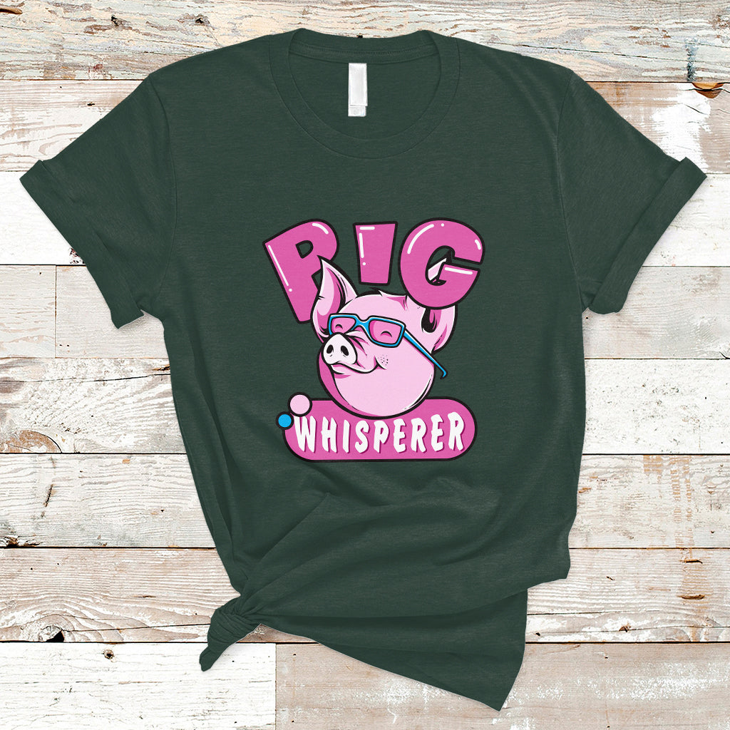 Pig Whisperer Shirt Gift For Pig Lover T Shirt - Wonder Print Shop