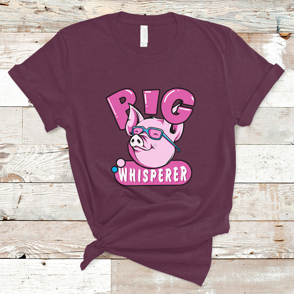 Pig Whisperer Shirt Gift For Pig Lover T Shirt - Wonder Print Shop