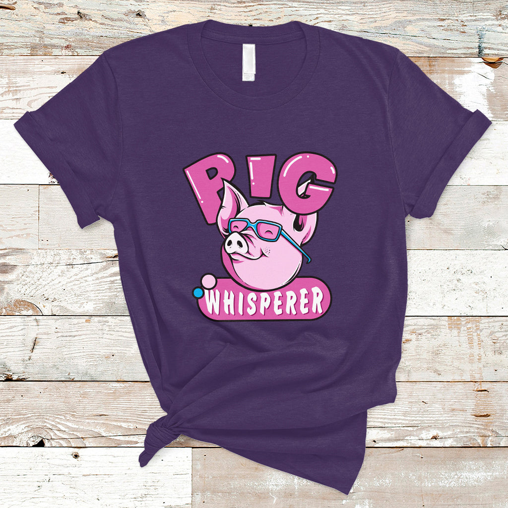 Pig Whisperer Shirt Gift For Pig Lover T Shirt - Wonder Print Shop