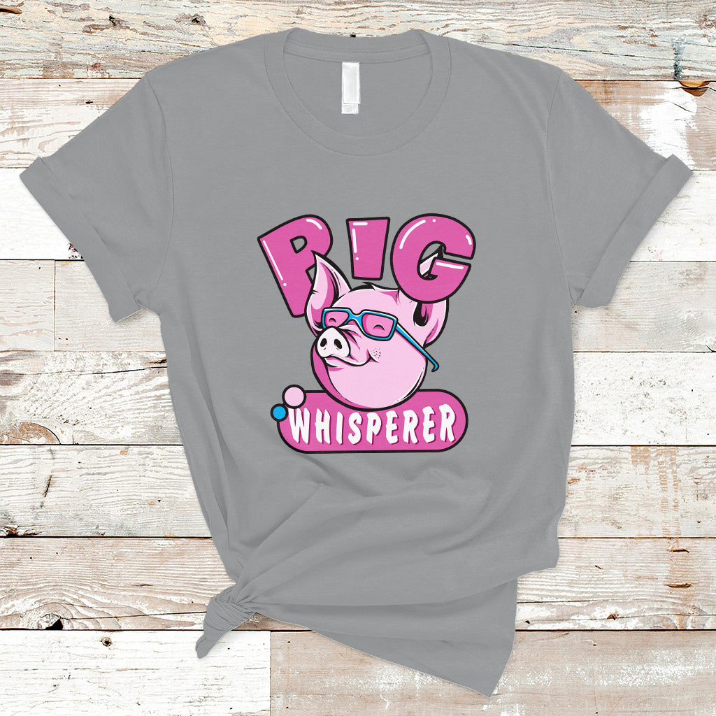 Pig Whisperer Shirt Gift For Pig Lover T Shirt - Wonder Print Shop