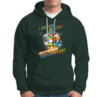 I Solve Cubes Superpower Funny Speed Cubing Hoodie - Wonder Print Shop