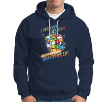 I Solve Cubes Superpower Funny Speed Cubing Hoodie - Wonder Print Shop