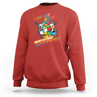 I Solve Cubes Superpower Funny Speed Cubing Sweatshirt - Wonder Print Shop
