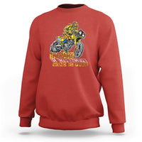 Motorcycle Sweatshirt Therapy is Expensive Wind is Free - Wonder Print Shop