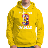 Pray For Damar Support Pittsburgh Bills Number 3 Hoodie - Wonder Print Shop