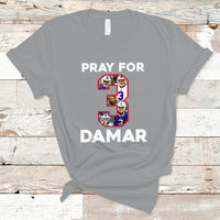 Pray For Damar Support Pittsburgh Bills Number 3 T Shirt - Wonder Print Shop