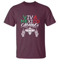 Viva Mexico Cabrones T Shirt Mexican Flag Independence Day Design - Wonder Print Shop