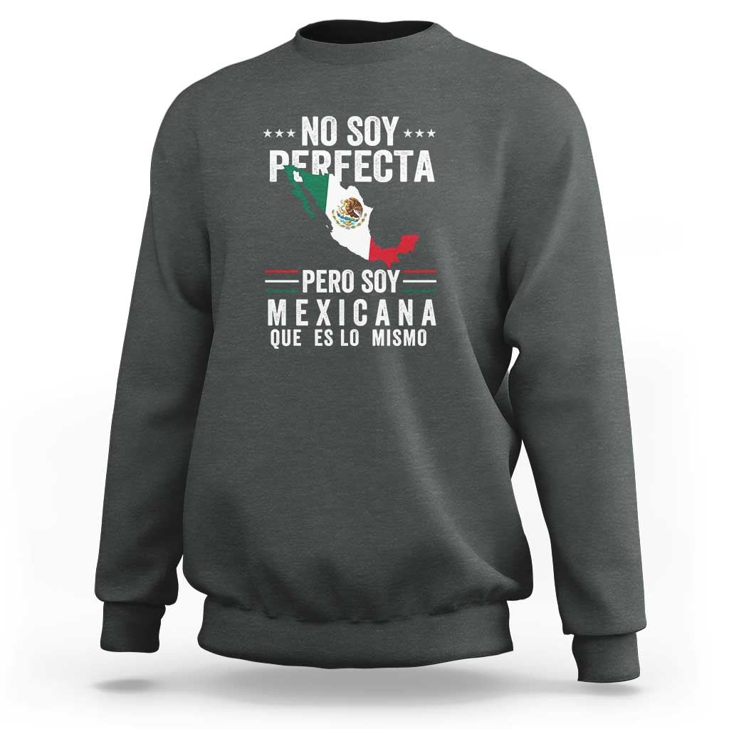 Mexican Flag Mujer Mexicana Sweatshirt Celebrate Mexico Heritage & Culture - Wonder Print Shop